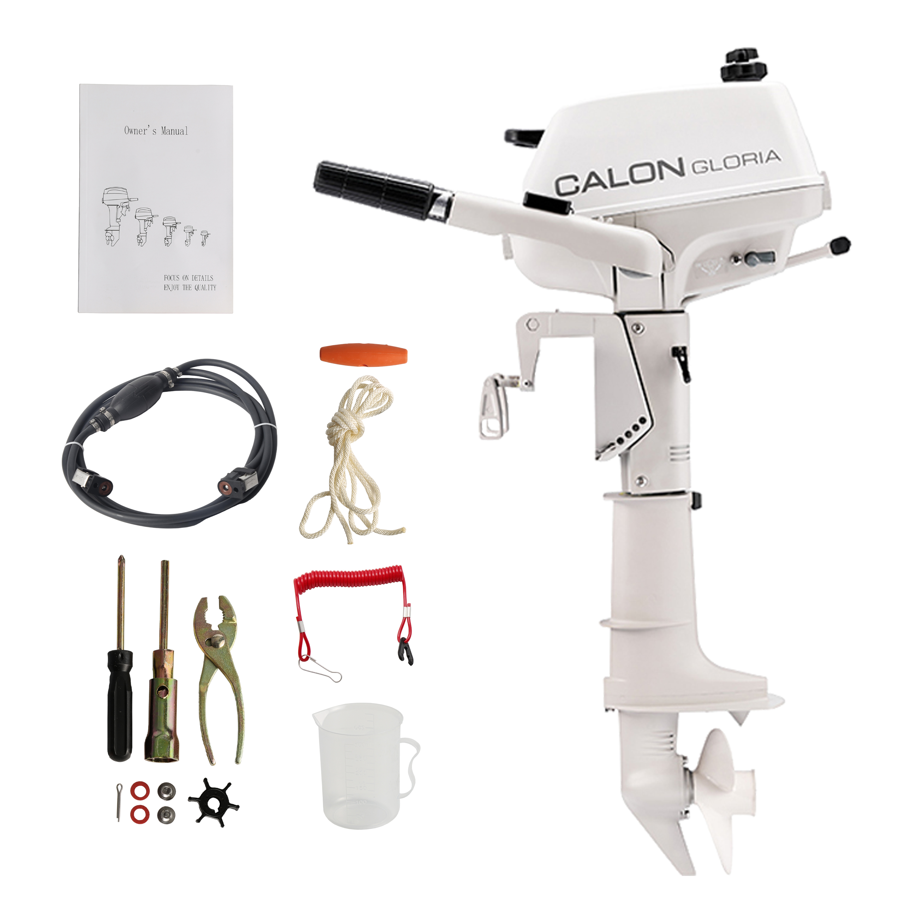 Fishing Boat Outboard Motor - 2 Stroke 3HP Calon Outboard Motor,