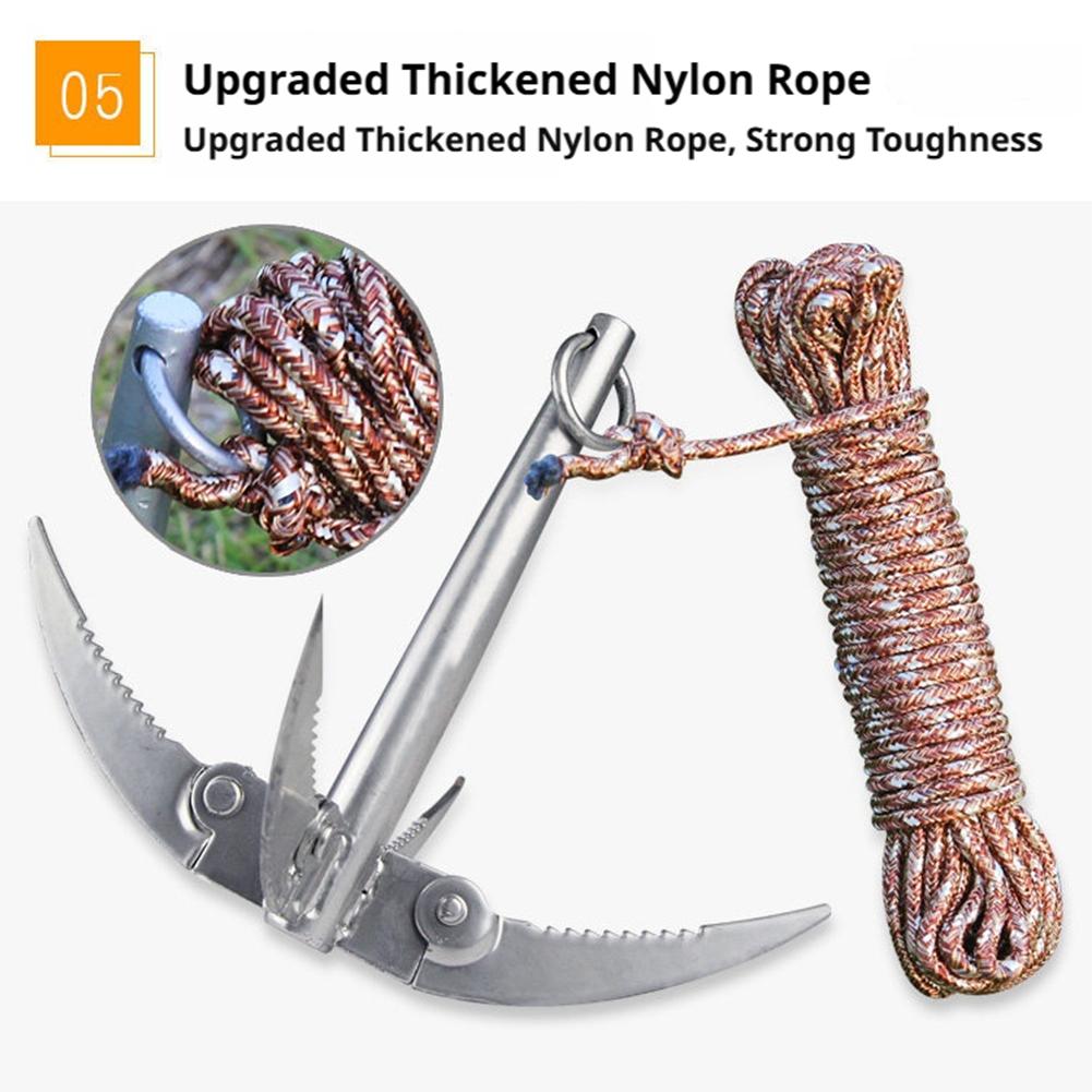 Outdoors Grappling Hook Surviv - Fishing Boat Anchor incelemesi ve fiyatı