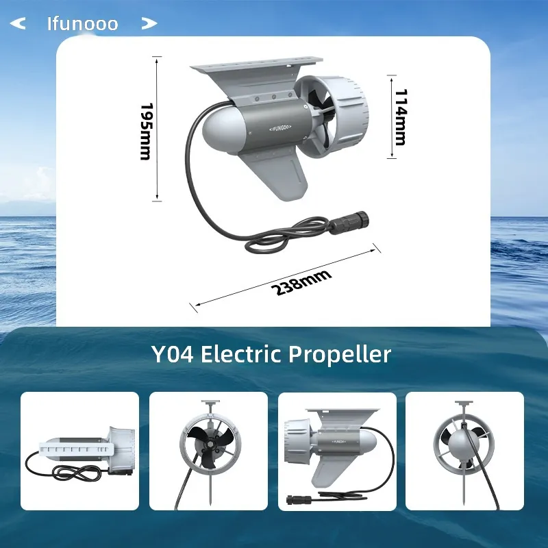 Y04 Electric Thruster B3 Batte - Fishing Boat Outboard Motor incelemesi ve fiyatı