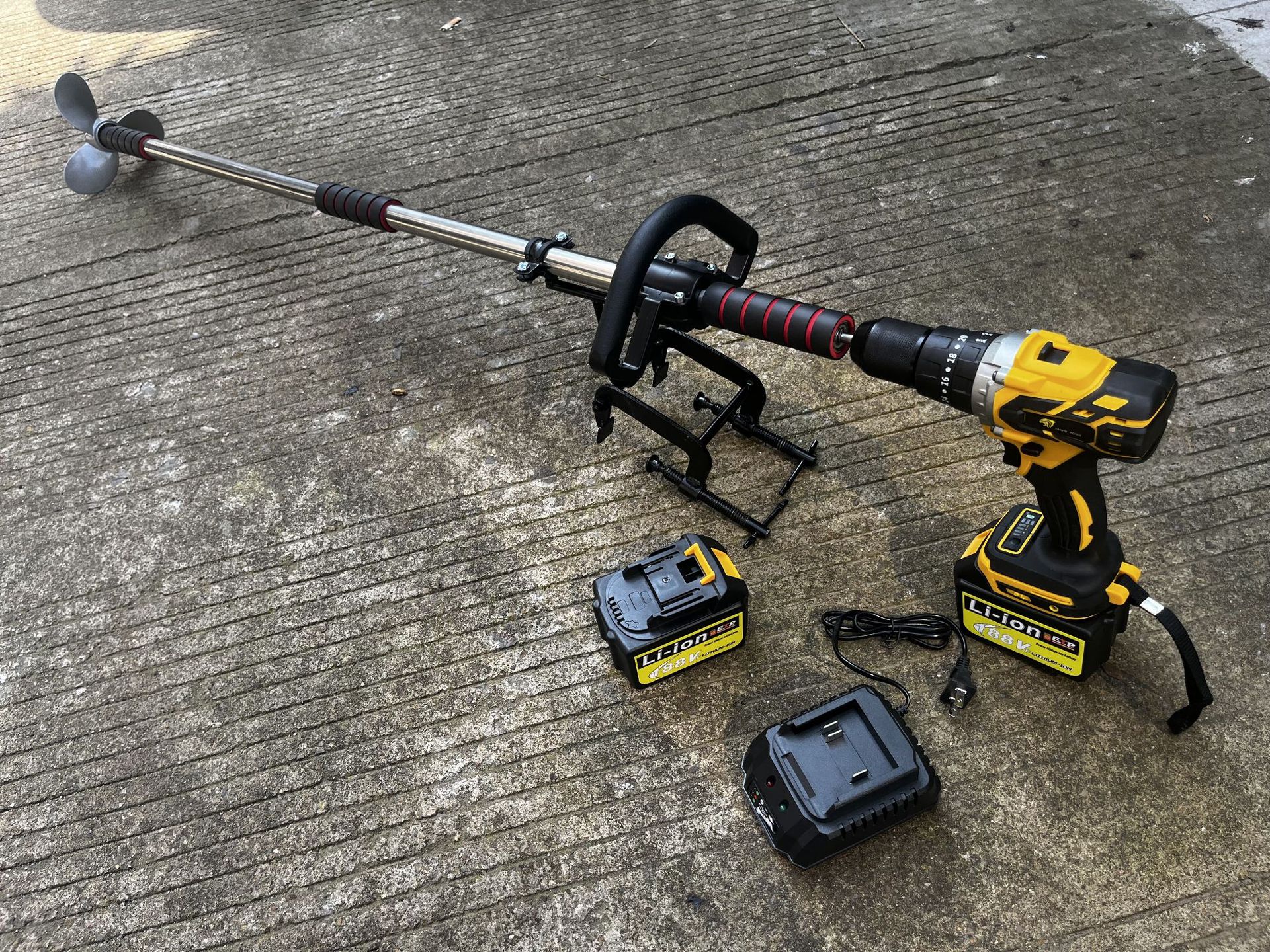 Electric Drill Manual Propelle - Fishing Boat Trolling Motor incelemesi ve fiyatı