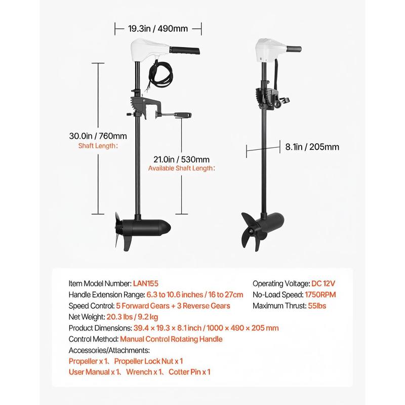 Electric Outboard Motor 30-In  - Fishing Boat Outboard Motor incelemesi ve fiyatı