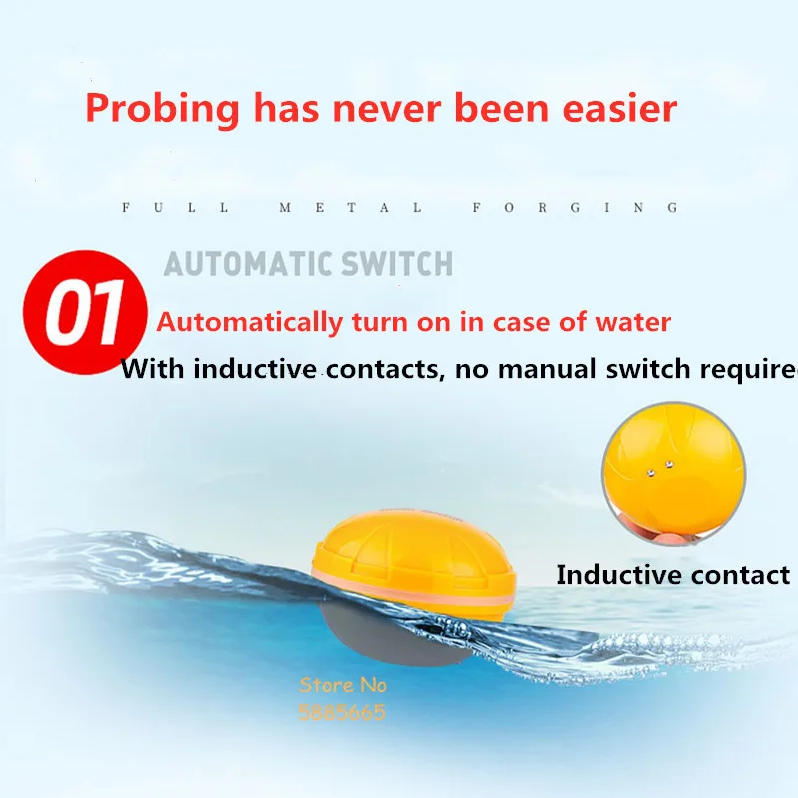 Smart Portable 50M Depth Sonar - Fishing Boat Depth Finder incelemesi ve fiyatı