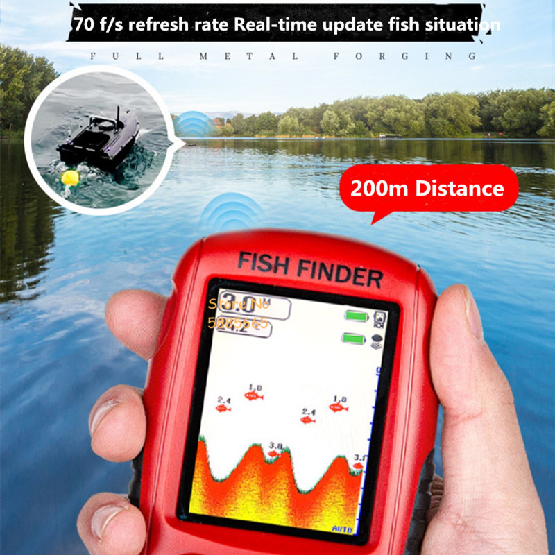 Smart Portable 50M Depth Sonar - Fishing Boat Depth Finder incelemesi ve fiyatı