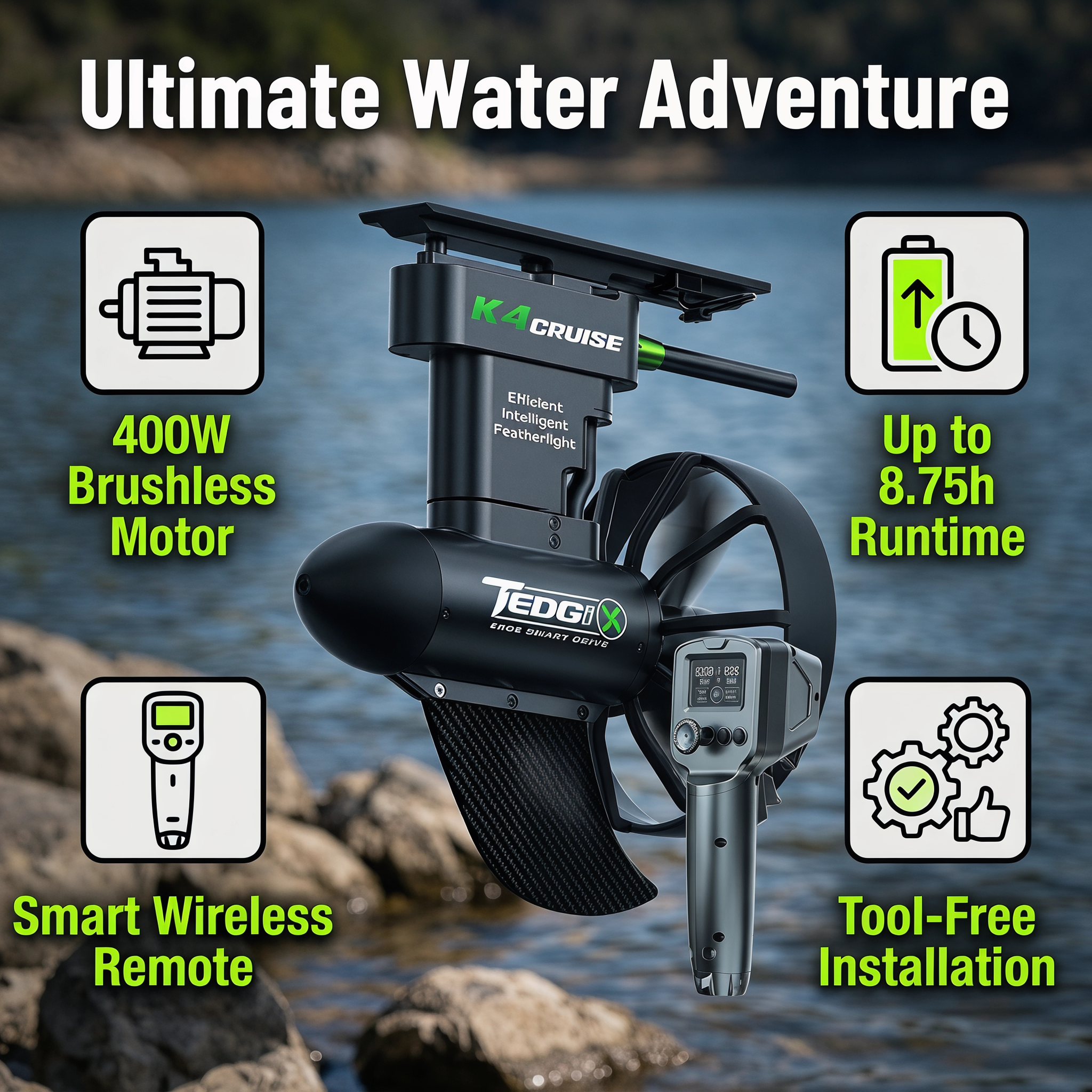 TRIMIX Smart Drive K4C SUP Kay - Fishing Boat Trolling Motor incelemesi ve fiyatı