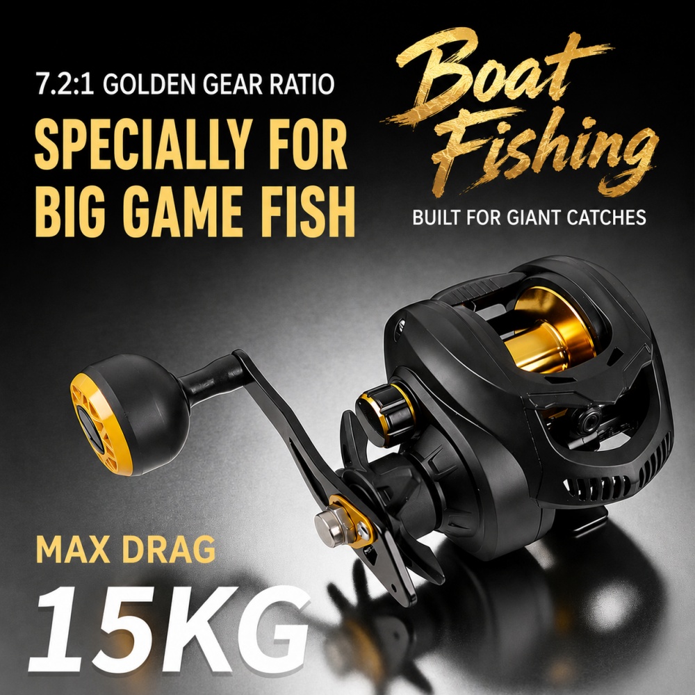 7.2:1 Heavy Duty Baitcasting R - Fishing Boat Steering Wheel incelemesi ve fiyatı