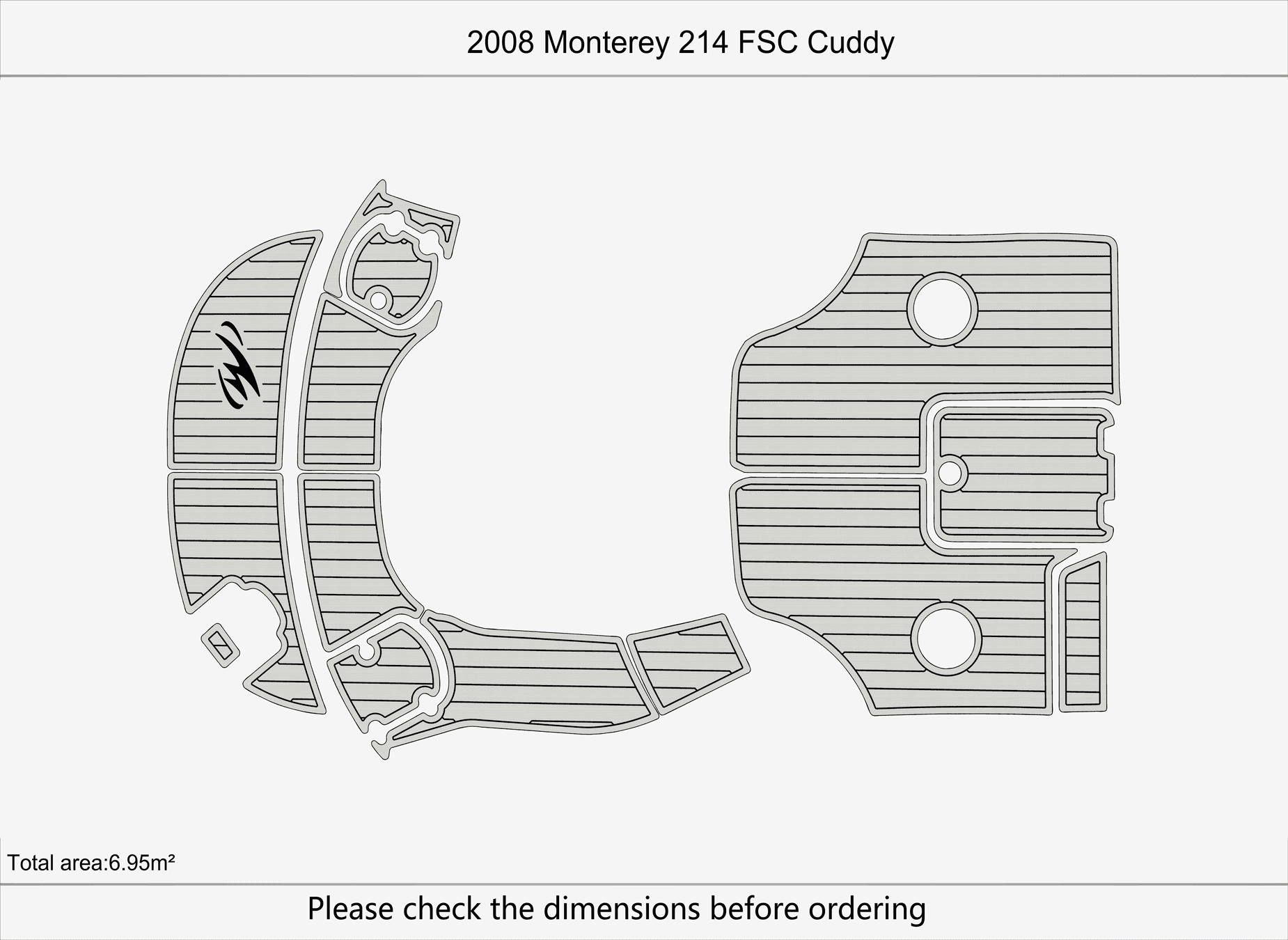 Non-Slip EVA Faux Teak Marine  - Fishing Boat Fiberglass incelemesi ve fiyatı