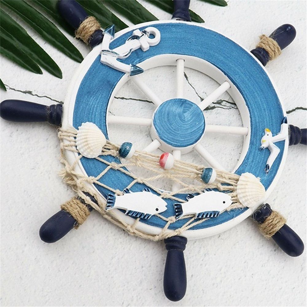 Style 9 Inch Fishing Net Home  - Fishing Boat Steering Wheel incelemesi ve fiyatı