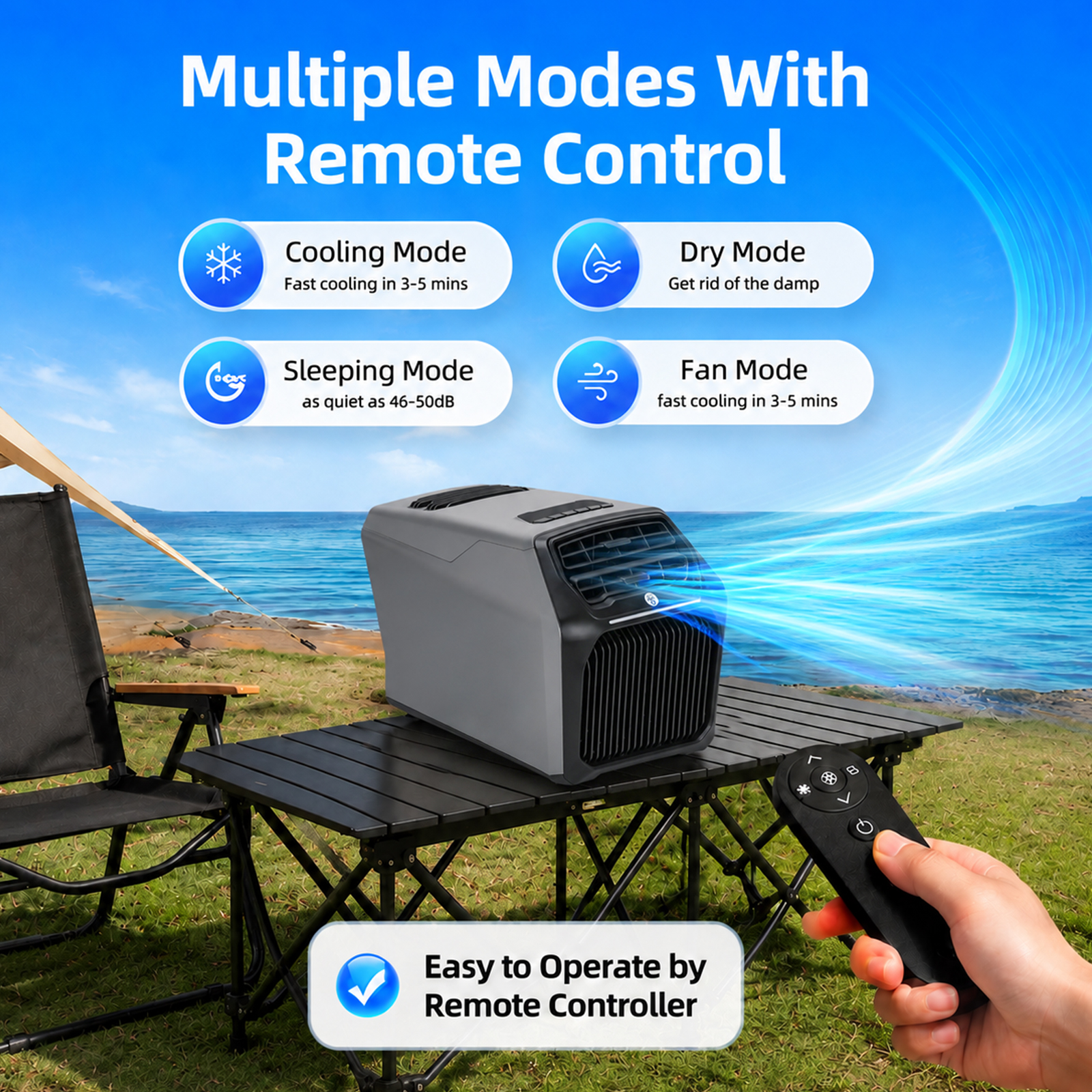 6800BTU Portable Air Condition - Fishing Boat Trailer incelemesi ve fiyatı