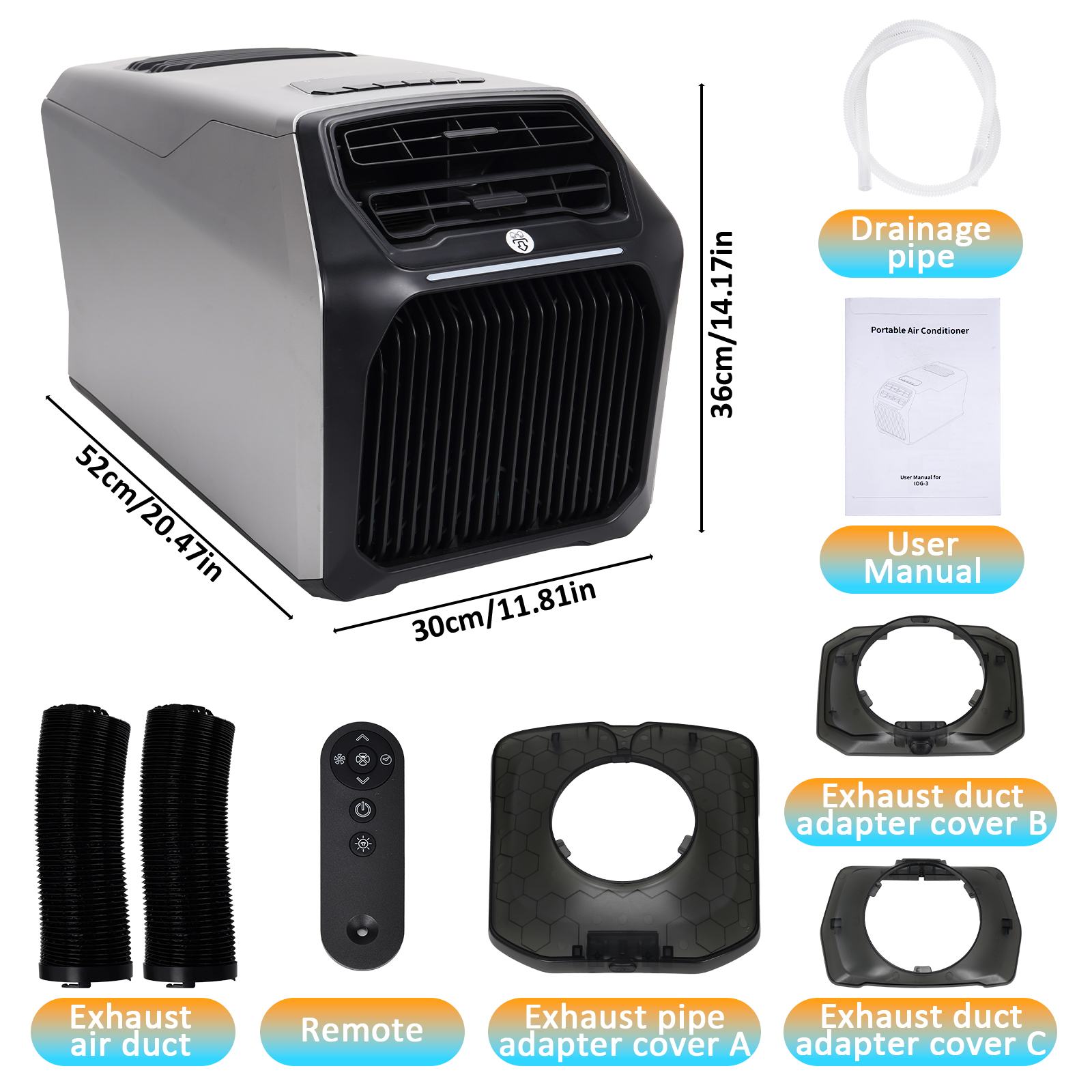 6800BTU Portable Air Condition - Fishing Boat Trailer incelemesi ve fiyatı