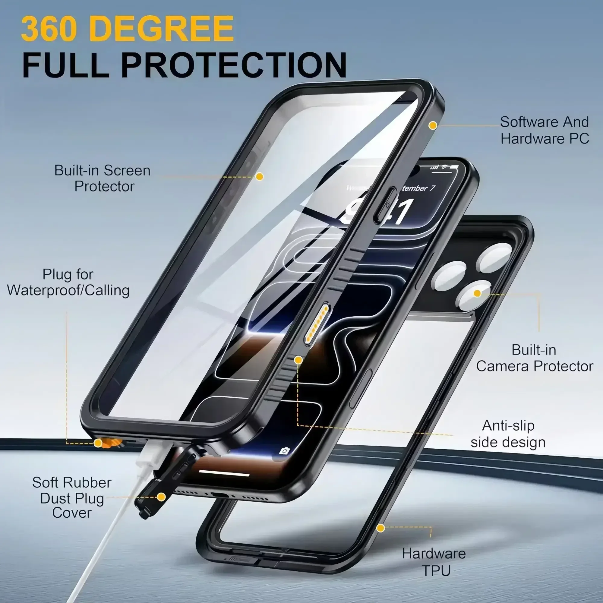 IP68 Waterproof Case for iphon - Fishing Boat Cover incelemesi ve fiyatı