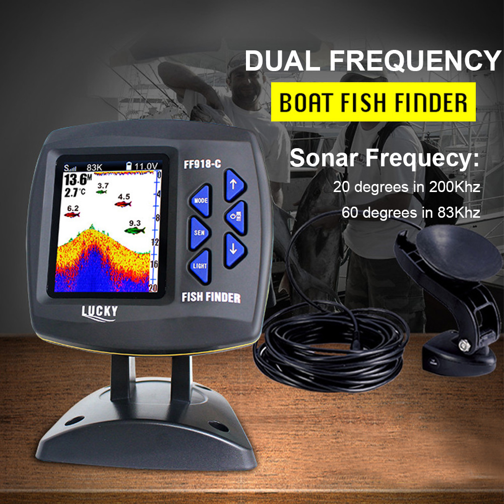 FF918-C100DS Color Screen Wire - Fishing Boat Depth Finder incelemesi ve fiyatı