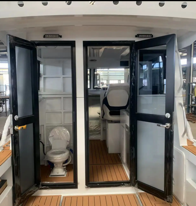 9m 29.5ft Aluminum Cabin Sport - Fishing Boat Fiberglass incelemesi ve fiyatı