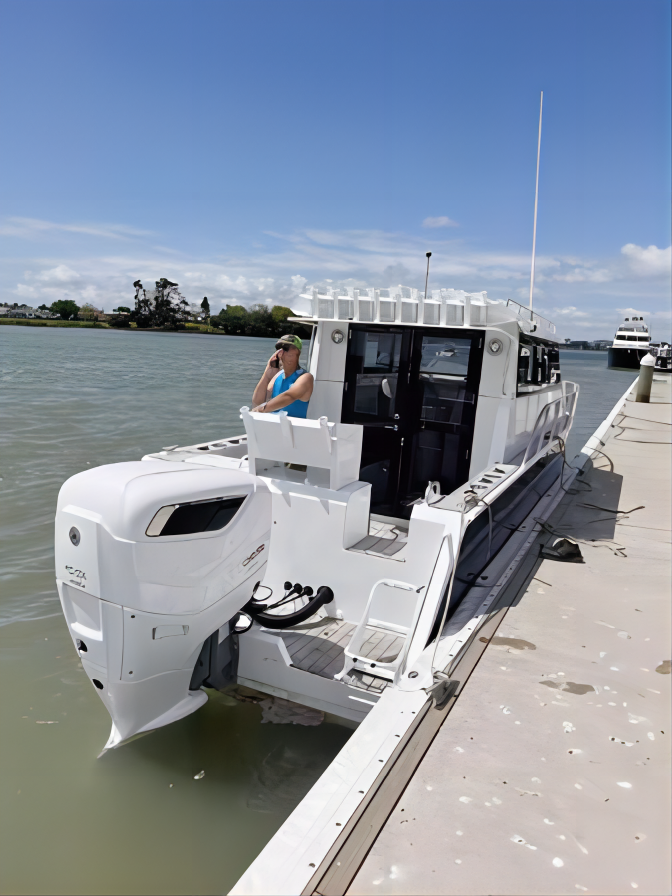 9m 29.5ft Aluminum Cabin Sport - Fishing Boat Fiberglass incelemesi ve fiyatı