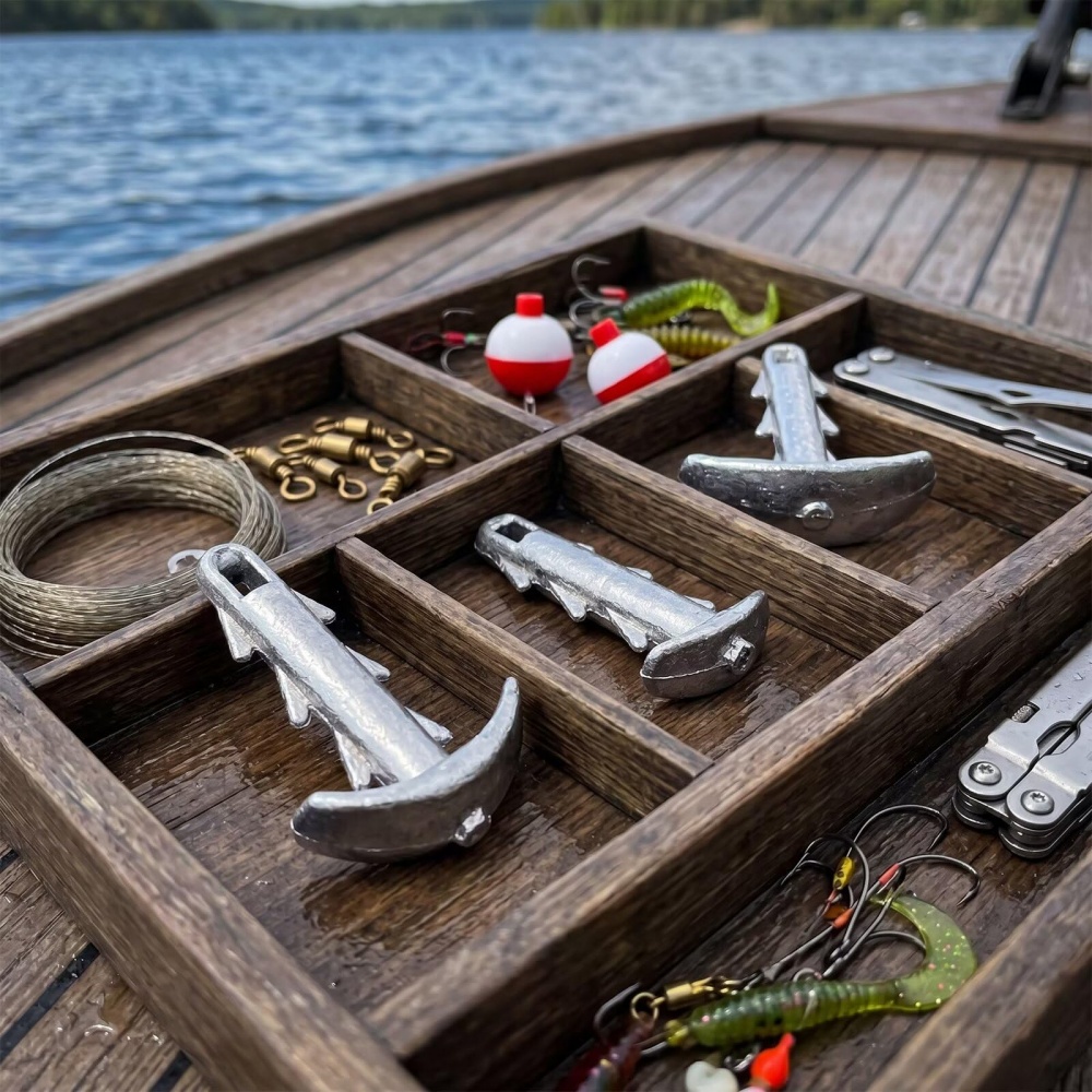 5pcs Sea Urchin Bait Weights w - Fishing Boat Anchor incelemesi ve fiyatı