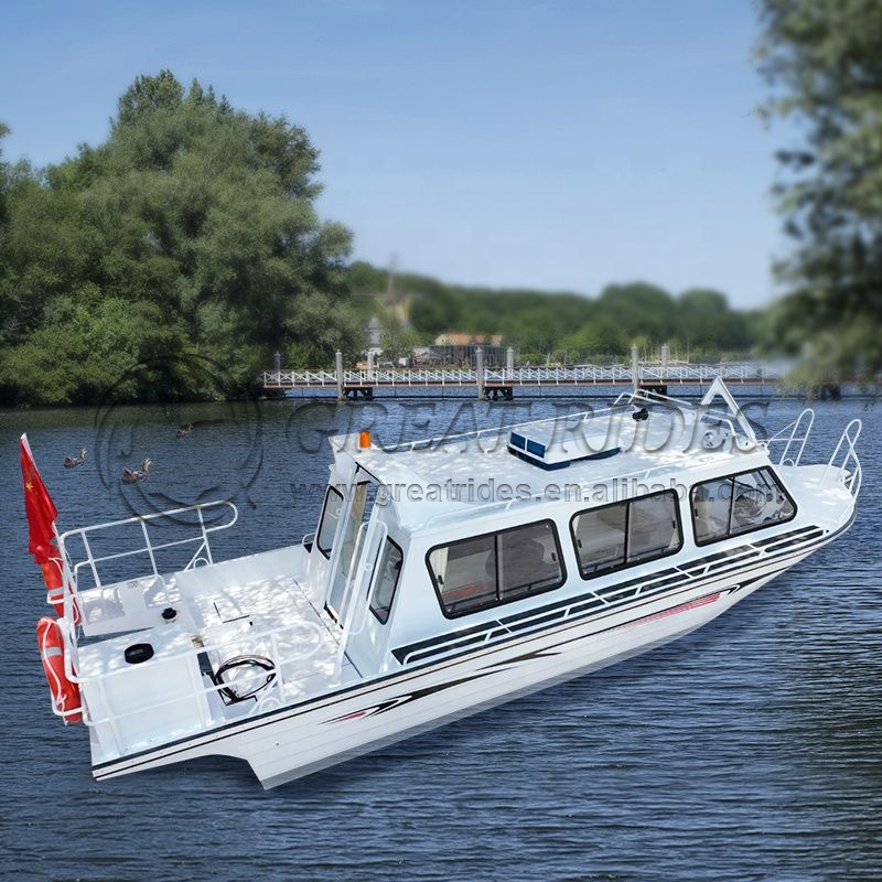 Luxury 25ft 7.5m Aluminum Allo - Fishing Boat Fiberglass incelemesi ve fiyatı