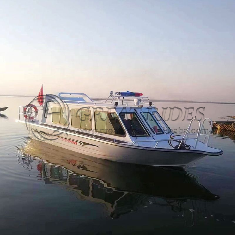 Luxury 25ft 7.5m Aluminum Allo - Fishing Boat Fiberglass incelemesi ve fiyatı