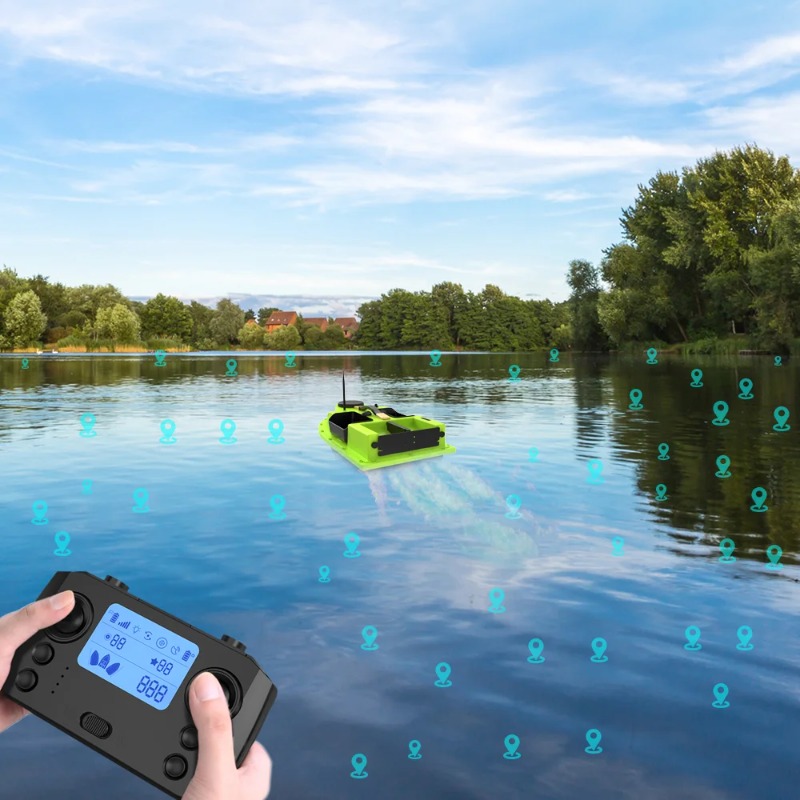 D19 GPS RC Bait Boat 600M 4 Ho - Fishing Boat Gps incelemesi ve fiyatı
