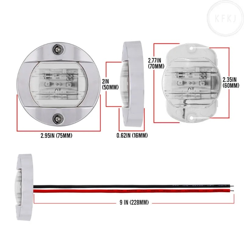For Yacht Fishing Vessel 12V/2 - Fishing Boat Navigation Light incelemesi ve fiyatı